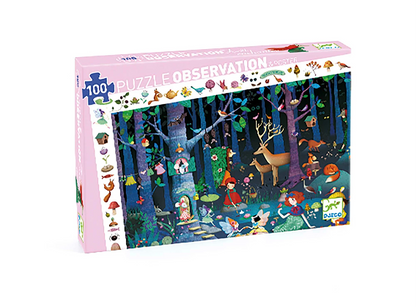 PUZZLE VERZAUBERTER WALD, 100 TEILE