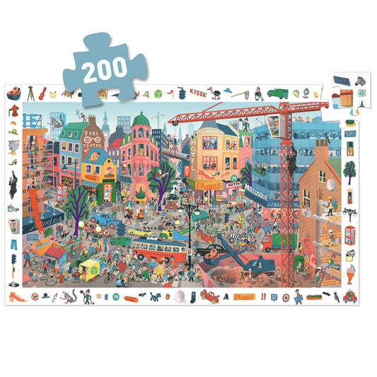 WIMMELBILD-PUZZLE DIE STADT 200 TEILE