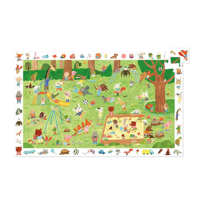 WIMMELBILD-PUZZLE „GARTEN DER KLEINEN FREUNDE“ 35 TEILE