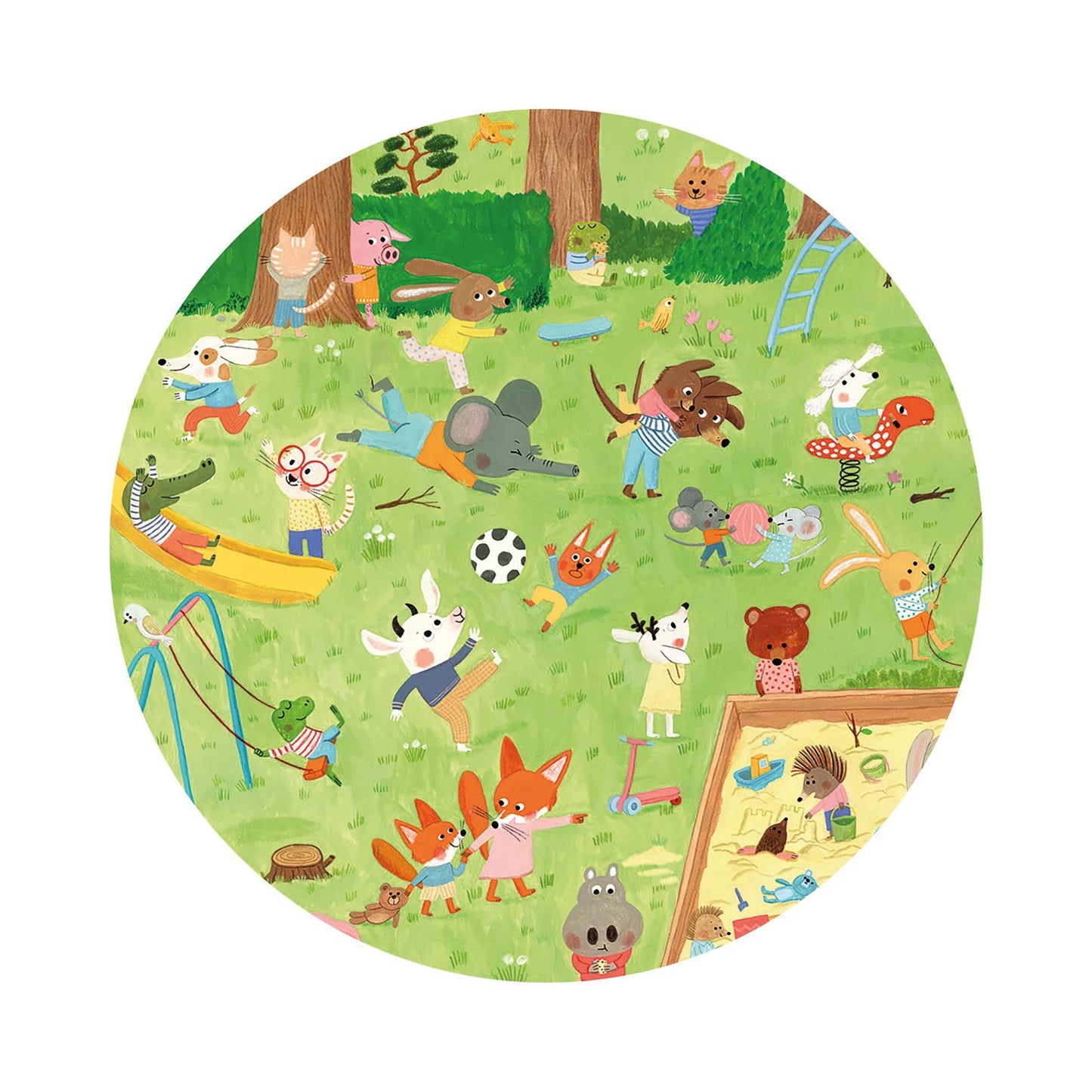 WIMMELBILD-PUZZLE „GARTEN DER KLEINEN FREUNDE“ 35 TEILE