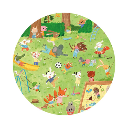 WIMMELBILD-PUZZLE „GARTEN DER KLEINEN FREUNDE“ 35 TEILE