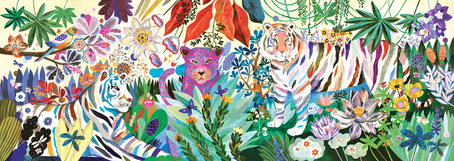 GALERIE DE PUZZLES TIGRES ARC-EN-CIEL 1000 PIÈCES