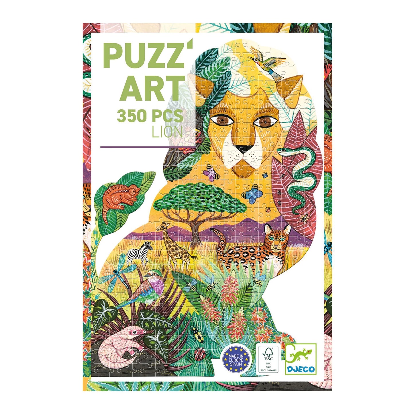 PUZZ'ART LÖWE 350 TEILE