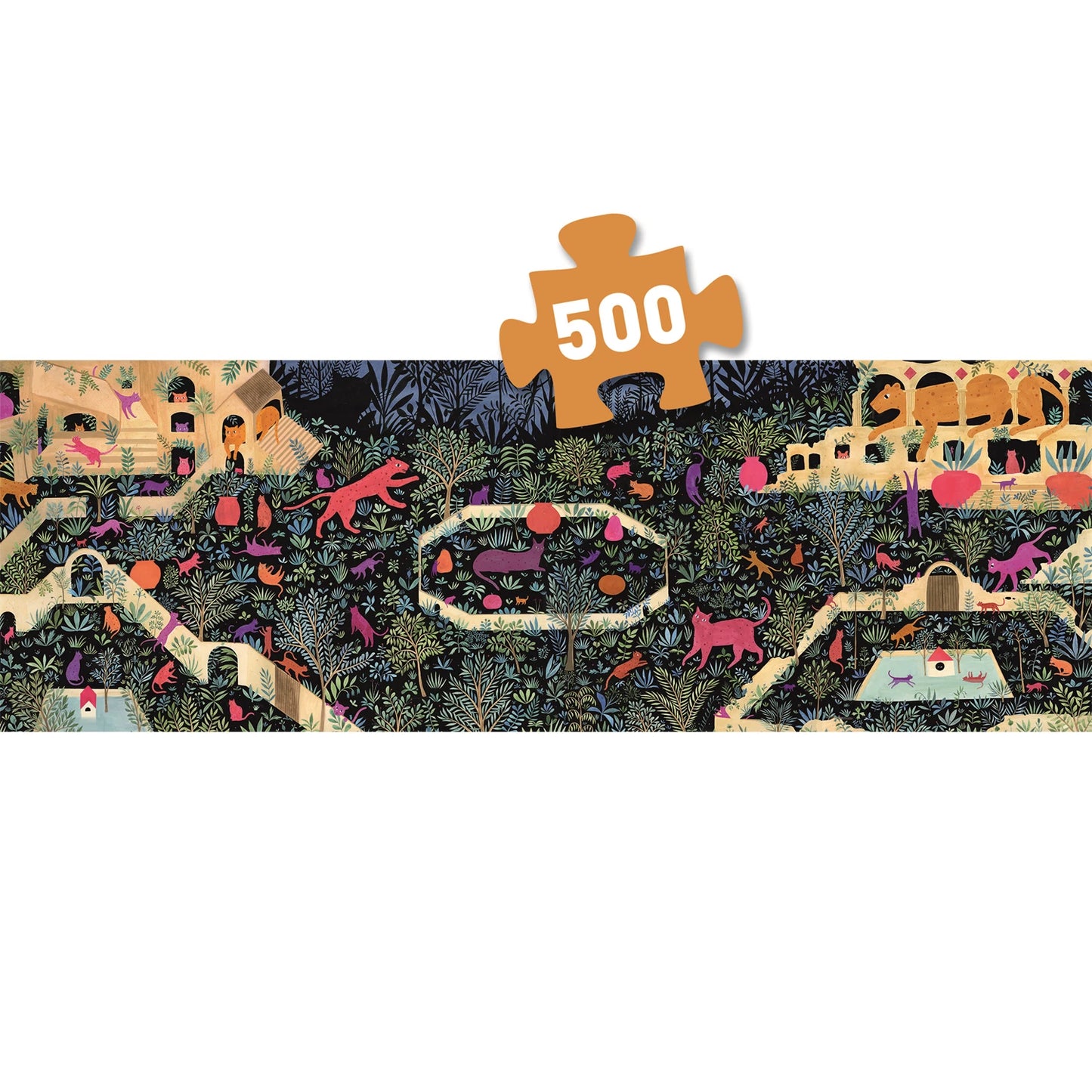 PUZZLE-GALERIE DAS KATZENKÖNIGREICH 500 TEILE