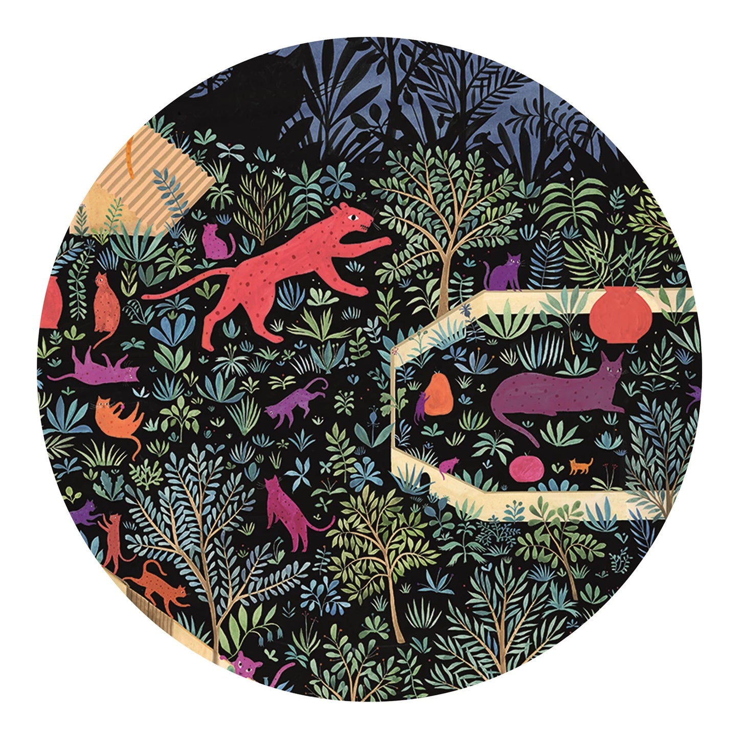 PUZZLE-GALERIE DAS KATZENKÖNIGREICH 500 TEILE