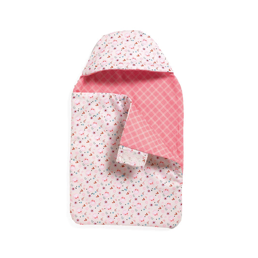 WICKELDECKE MIT BLUMEN