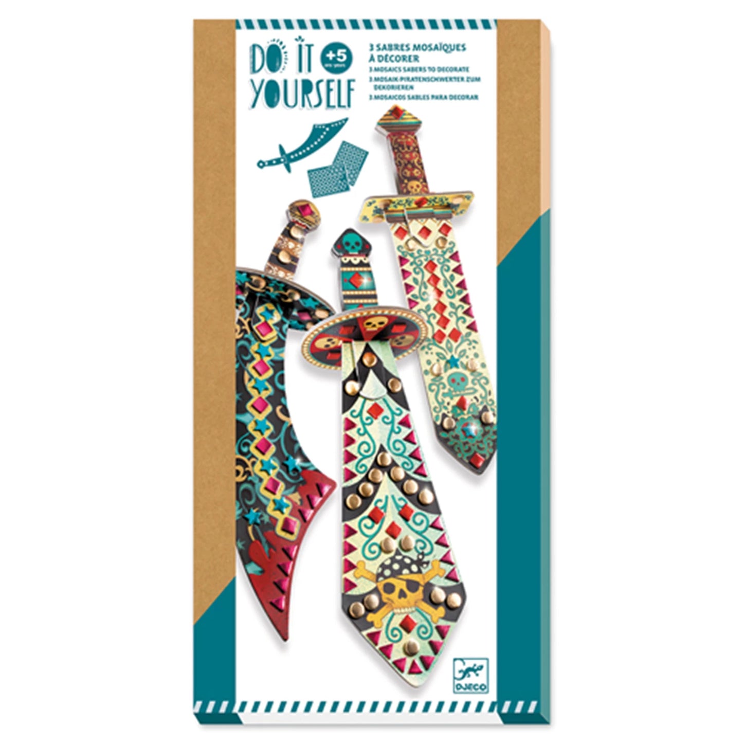 DIY - PIRATENSCHWERT MIT MOSAIK