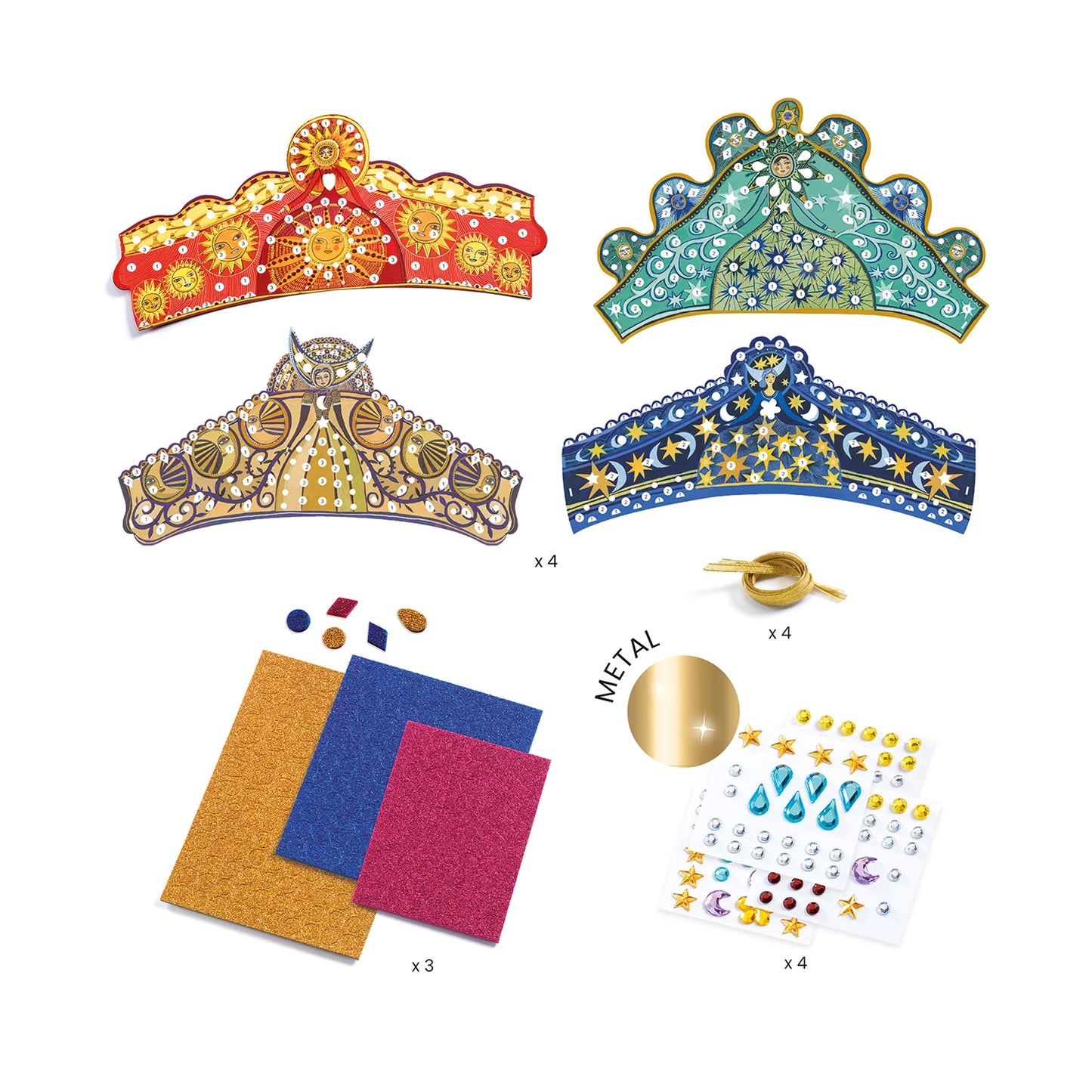 DIY - 4 Mosaik-Diademe