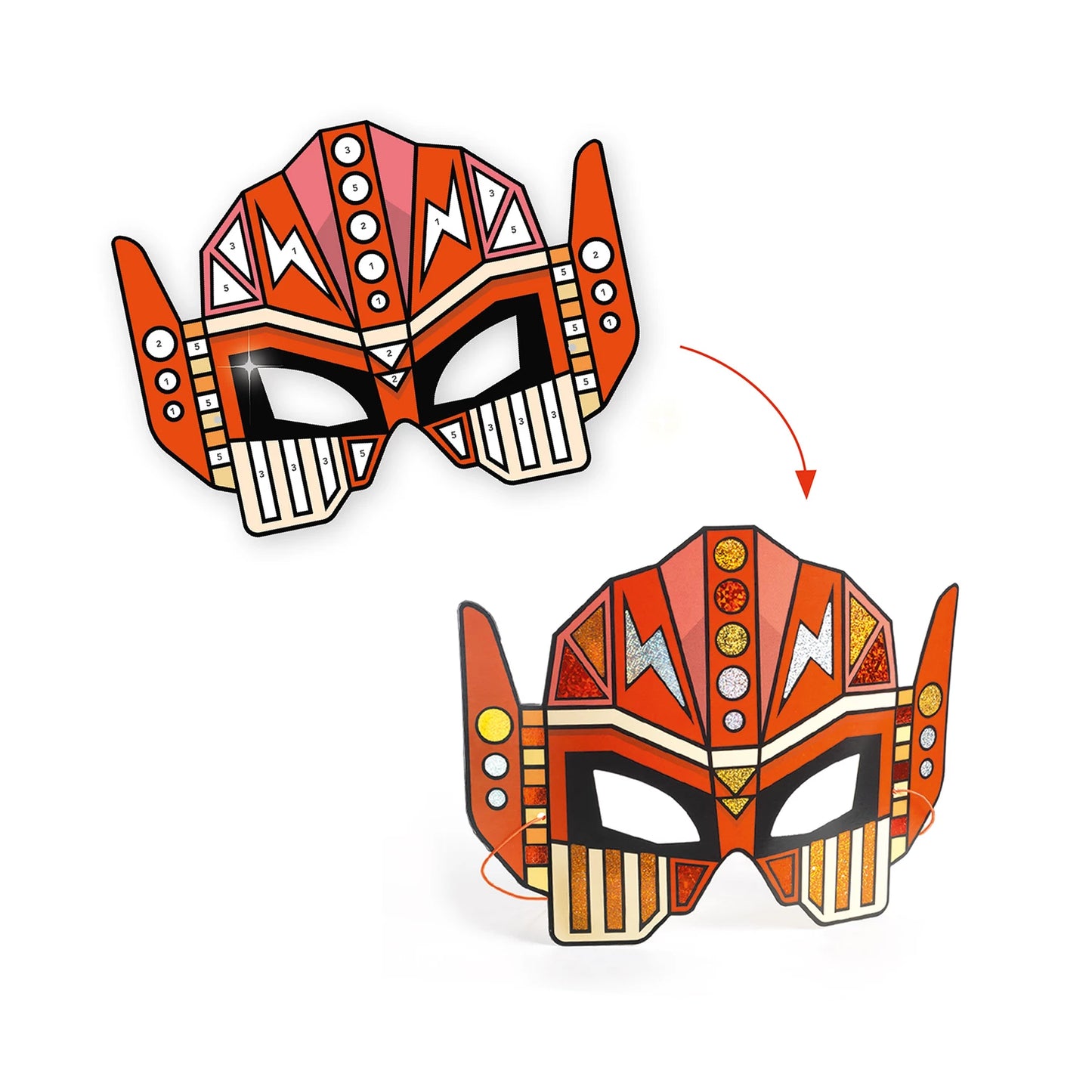 DIY - ROBOTERMASKEN MIT FOLIENBILDERN