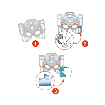 DIY - ROBOTERMASKEN MIT FOLIENBILDERN