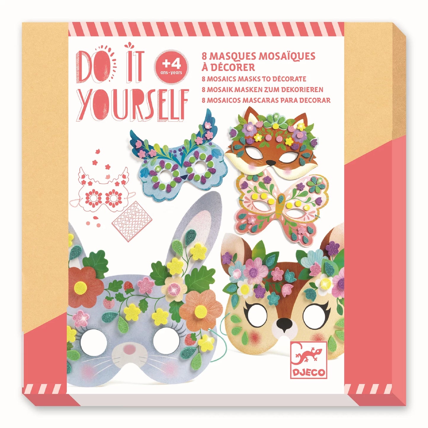 DIY – WALDTIER-MOSAIKMASKEN