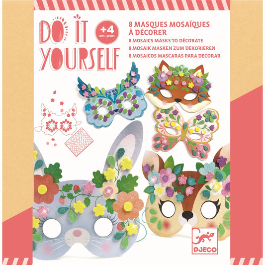 DIY – WALDTIER-MOSAIKMASKEN