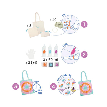 DIY - TIE-DYE ZUBEHÖR SUNSHINE