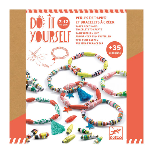 BASTELN - PAPIERPERLEN UND POP-ARMBÄNDER