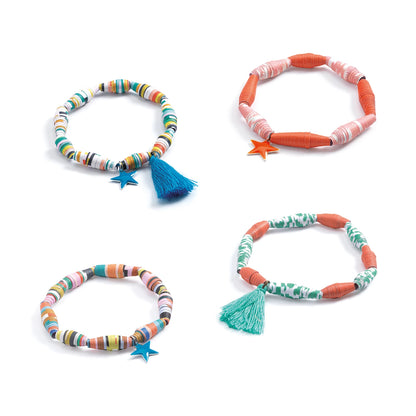 BASTELN - PAPIERPERLEN UND POP-ARMBÄNDER
