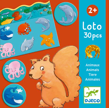GIOCO DI APPRENDIMENTO LOTTO ANIMALE (MULTILINGUA)