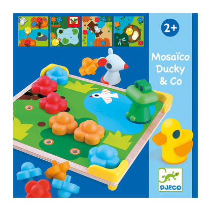 LERN-Mosaikspiel DUCKY & CO (MEHRSPRACHIG)
