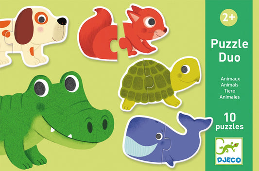 PUZZLE-DUO TIERE