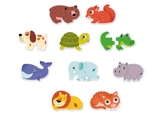 PUZZLE-DUO TIERE