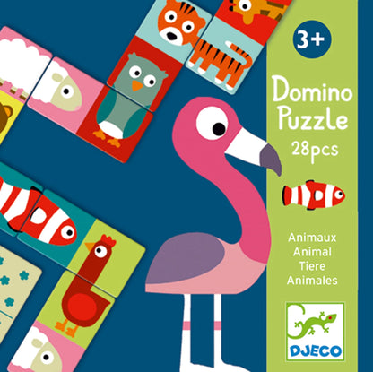 PÄDAGOGISCHES DOMINO-SPIEL TIERE (MEHRSPRACHIG)