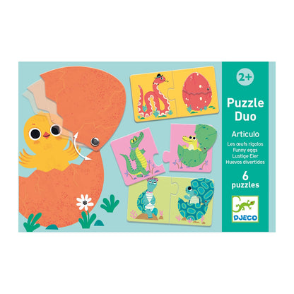 LUSTIGE EIER-PUZZLE DUO