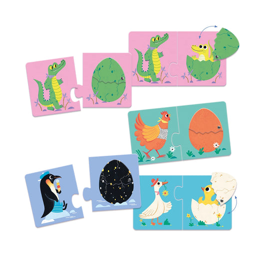 LUSTIGE EIER-PUZZLE DUO