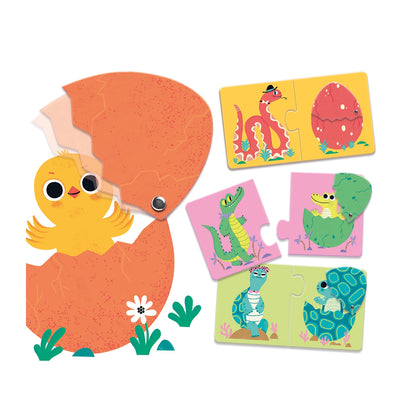 LUSTIGE EIER-PUZZLE DUO