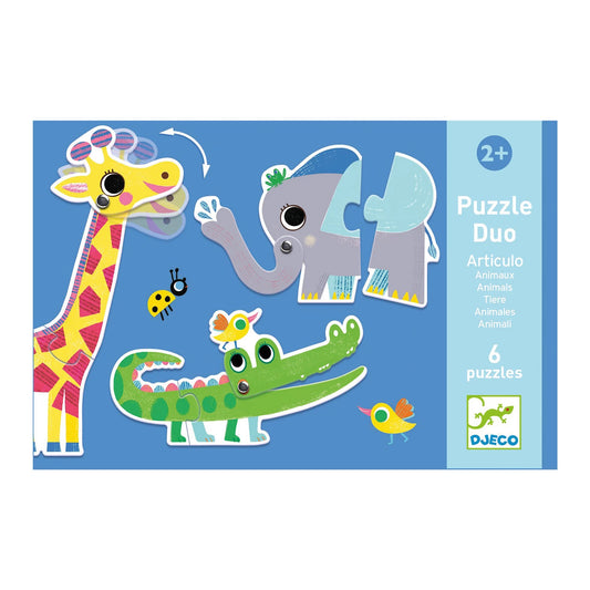 PUZZLE DUO WILDE TIERE