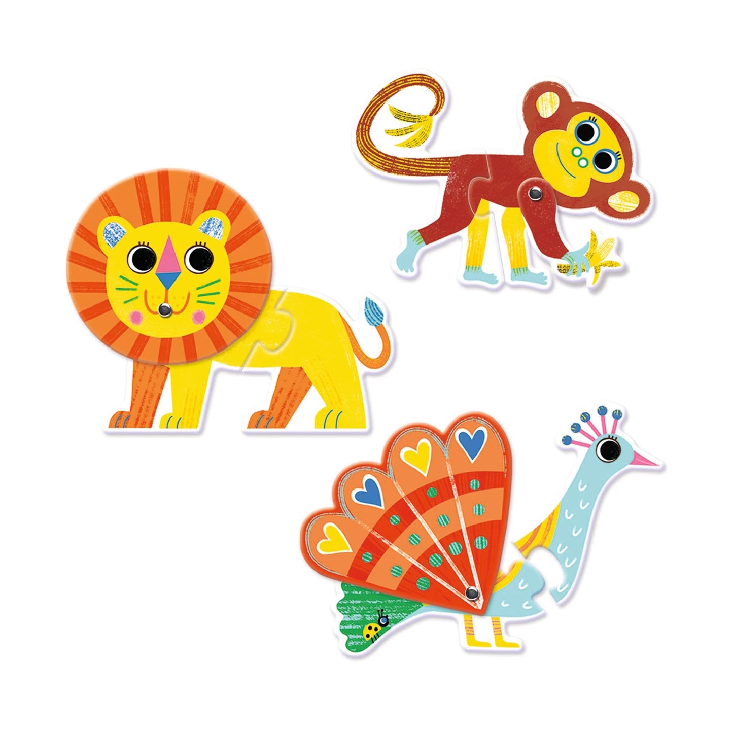 PUZZLE DUO WILDE TIERE