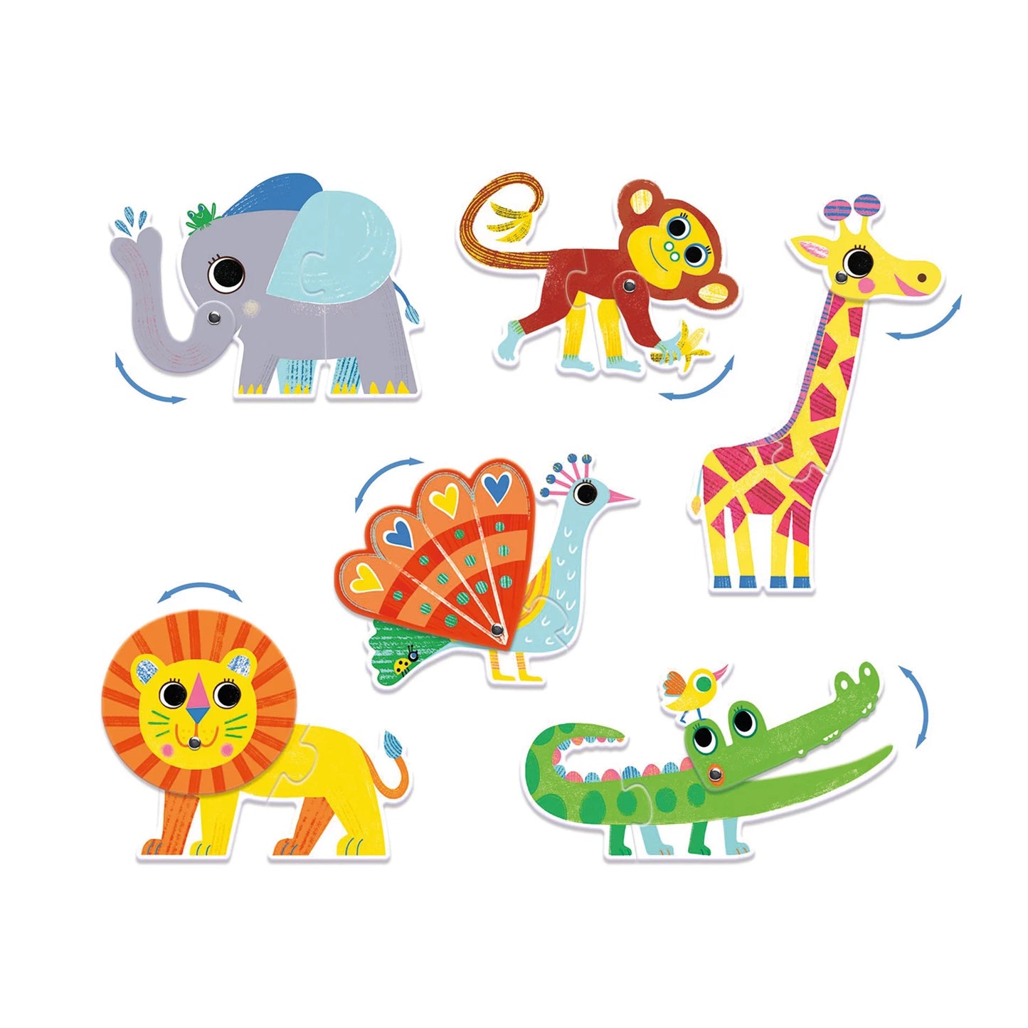 PUZZLE DUO WILDE TIERE