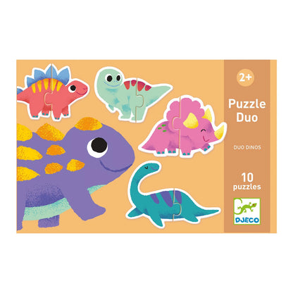 PUZZLE-DUO DINOSAURIER