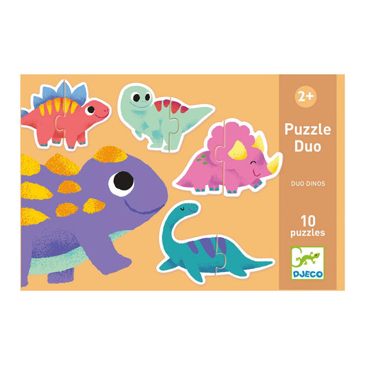 PUZZLE-DUO DINOSAURIER