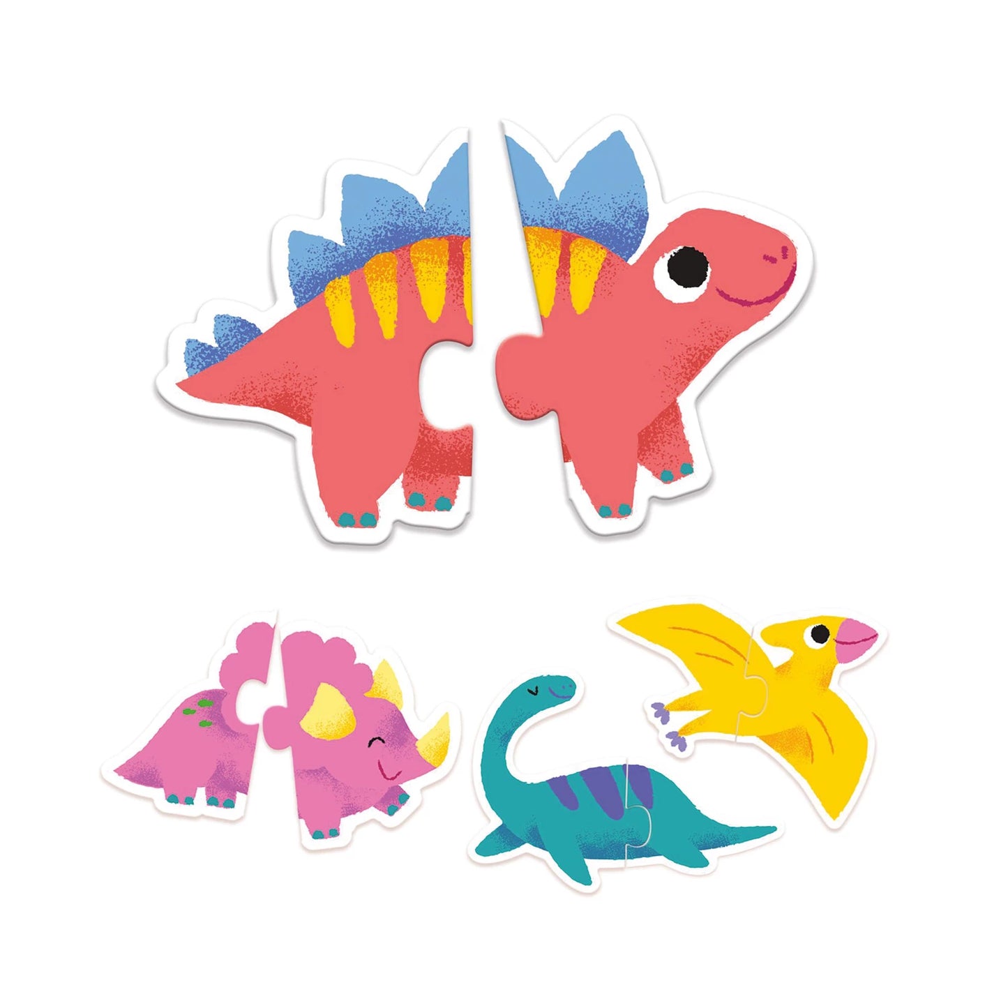 PUZZLE-DUO DINOSAURIER
