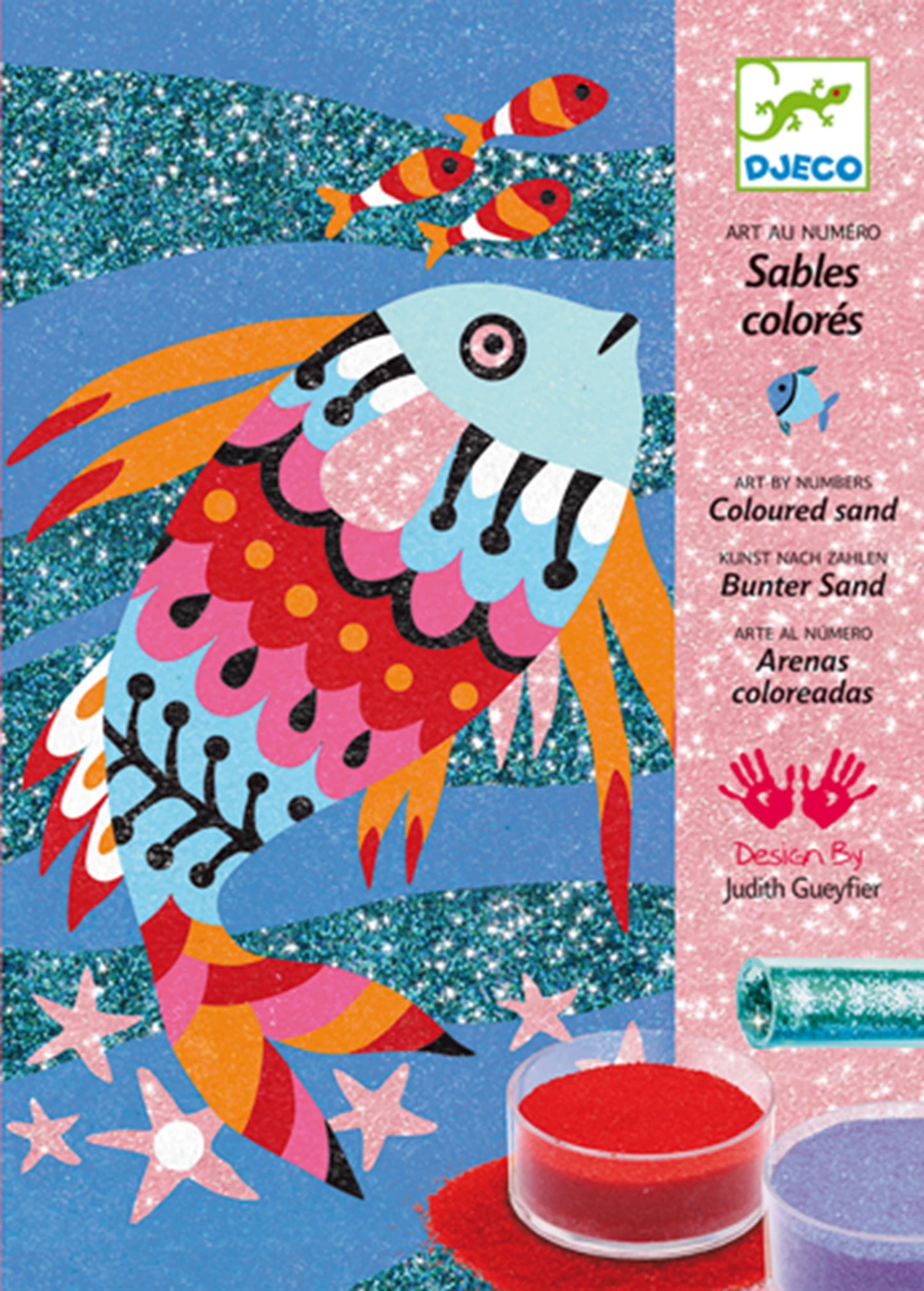 PEINTURES DE SABLE POISSON ARC-EN-CIEL