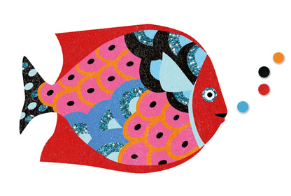 PEINTURES DE SABLE POISSON ARC-EN-CIEL