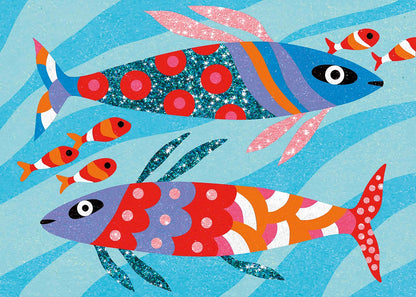 PEINTURES DE SABLE POISSON ARC-EN-CIEL