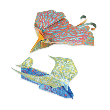 ORIGAMI-VÖGEL, BUNT