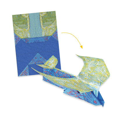 ORIGAMI-VÖGEL, BUNT