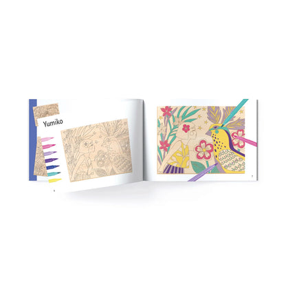 COLORI SUR BOIS - FILLES MIGNONNES