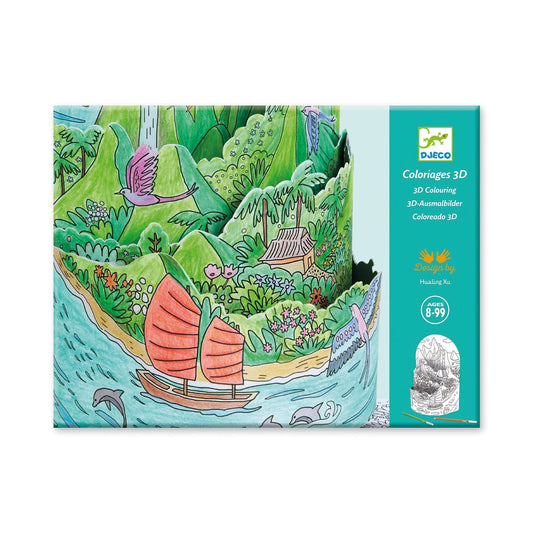 3D-DIORAMA-INSEL-MALVORLAGEN