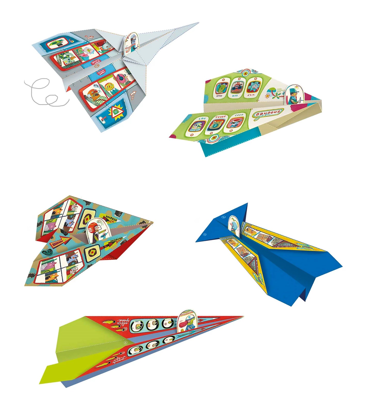 ORIGAMI-FLUGZEUGE