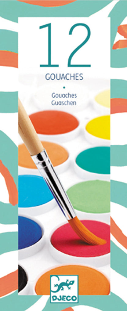 12 AQUARELLES CLASSIQUES