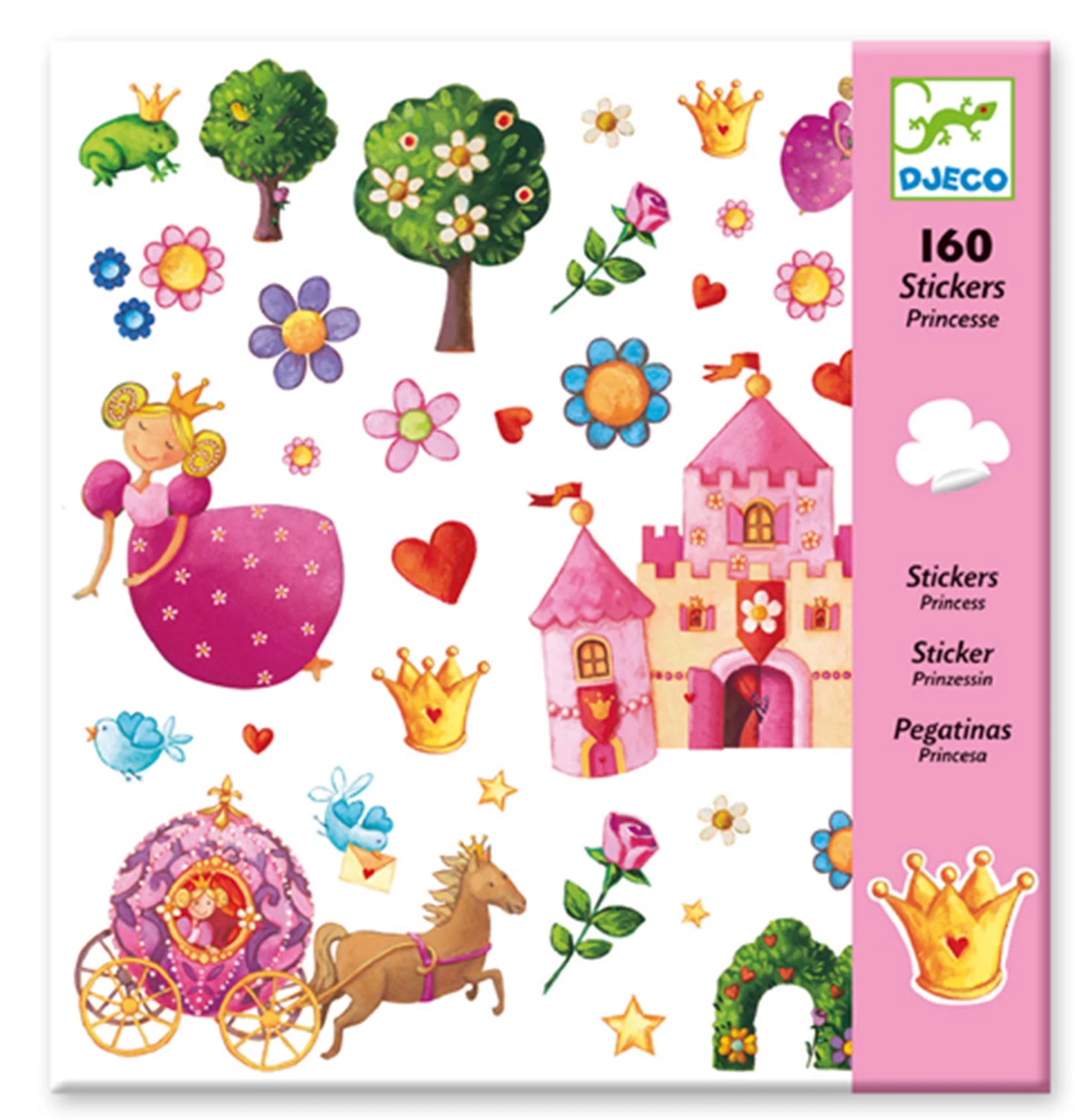 PRINZESSIN-GÄNSEBLÜMCHEN-AUFKLEBER