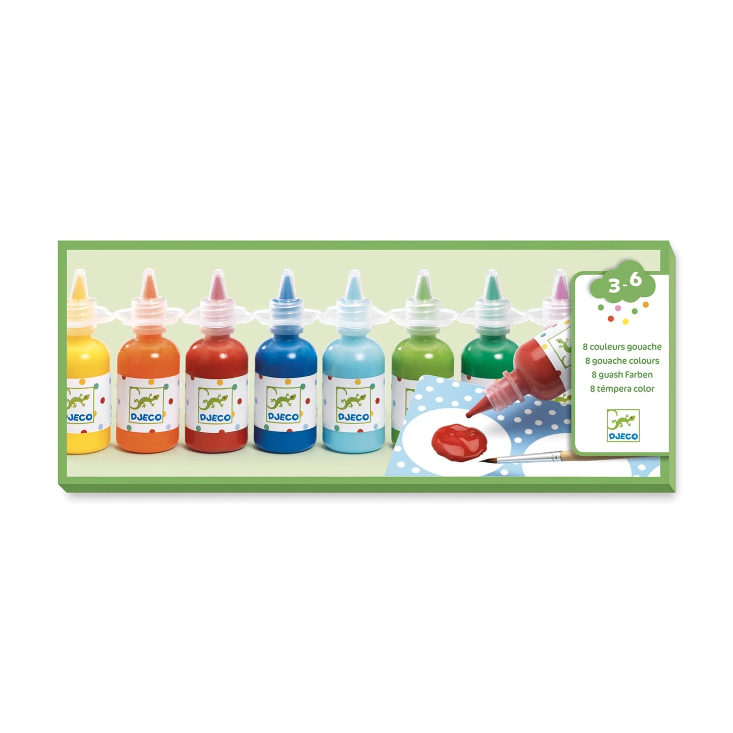 8 BOUTEILLES DE GOUACHE