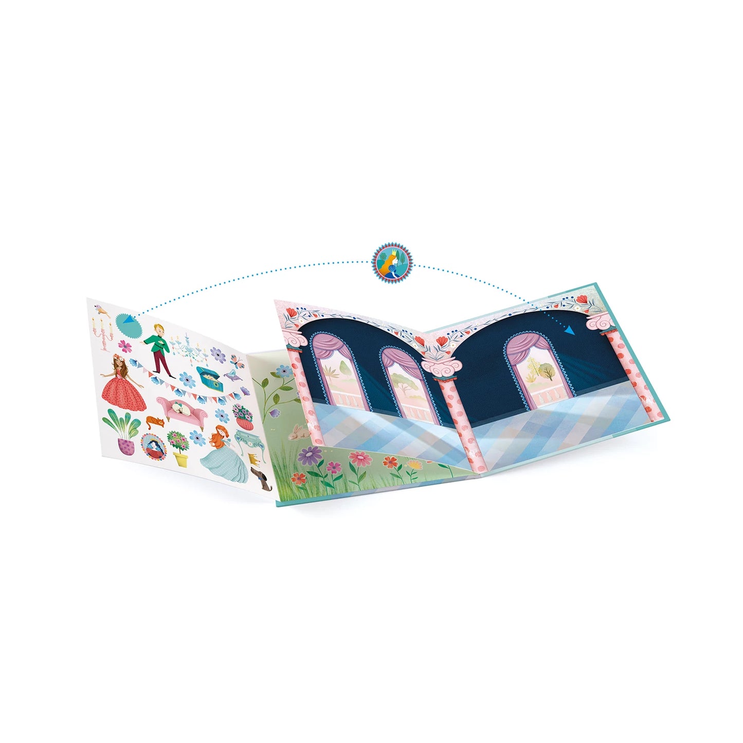 STICKERBUCH LEBEN AUF DER BURG