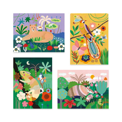 PITTURA 3D DELLA FORESTA PLUVIALE