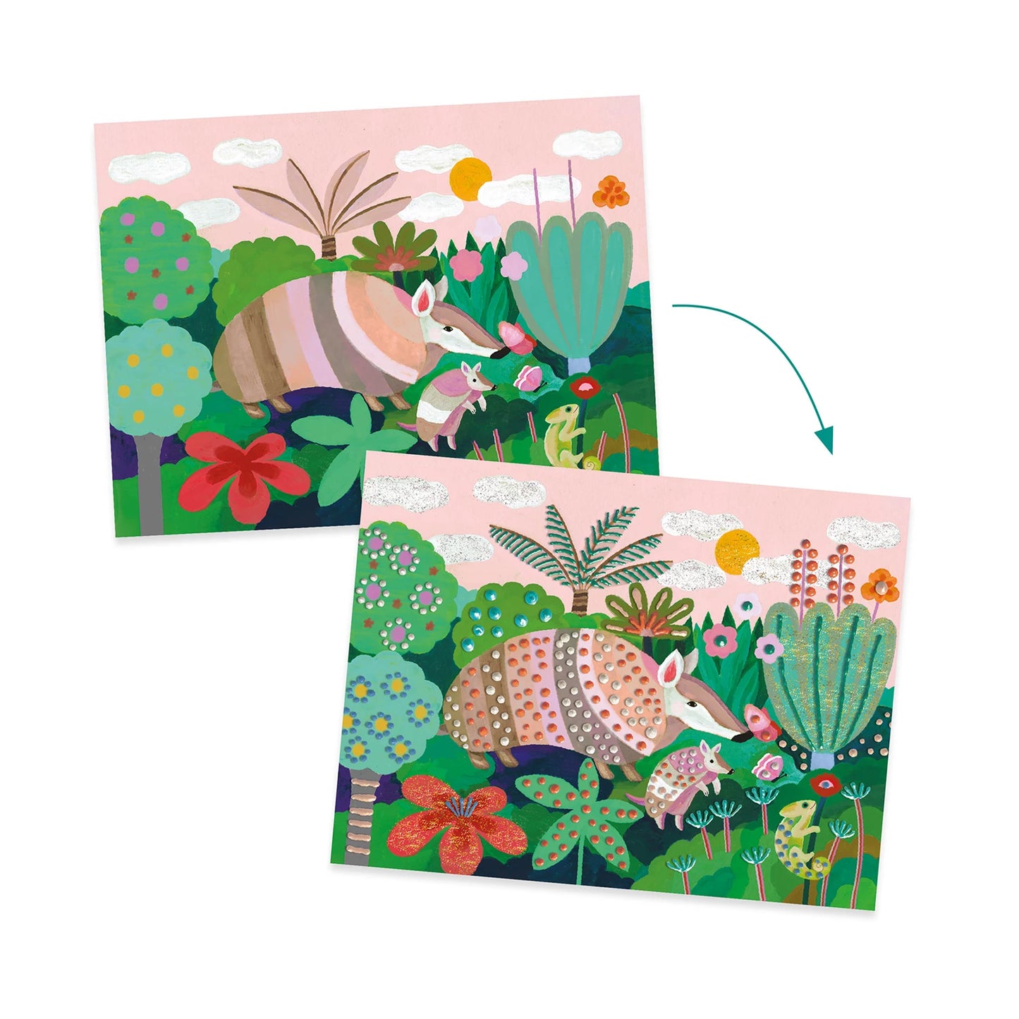 PITTURA 3D DELLA FORESTA PLUVIALE