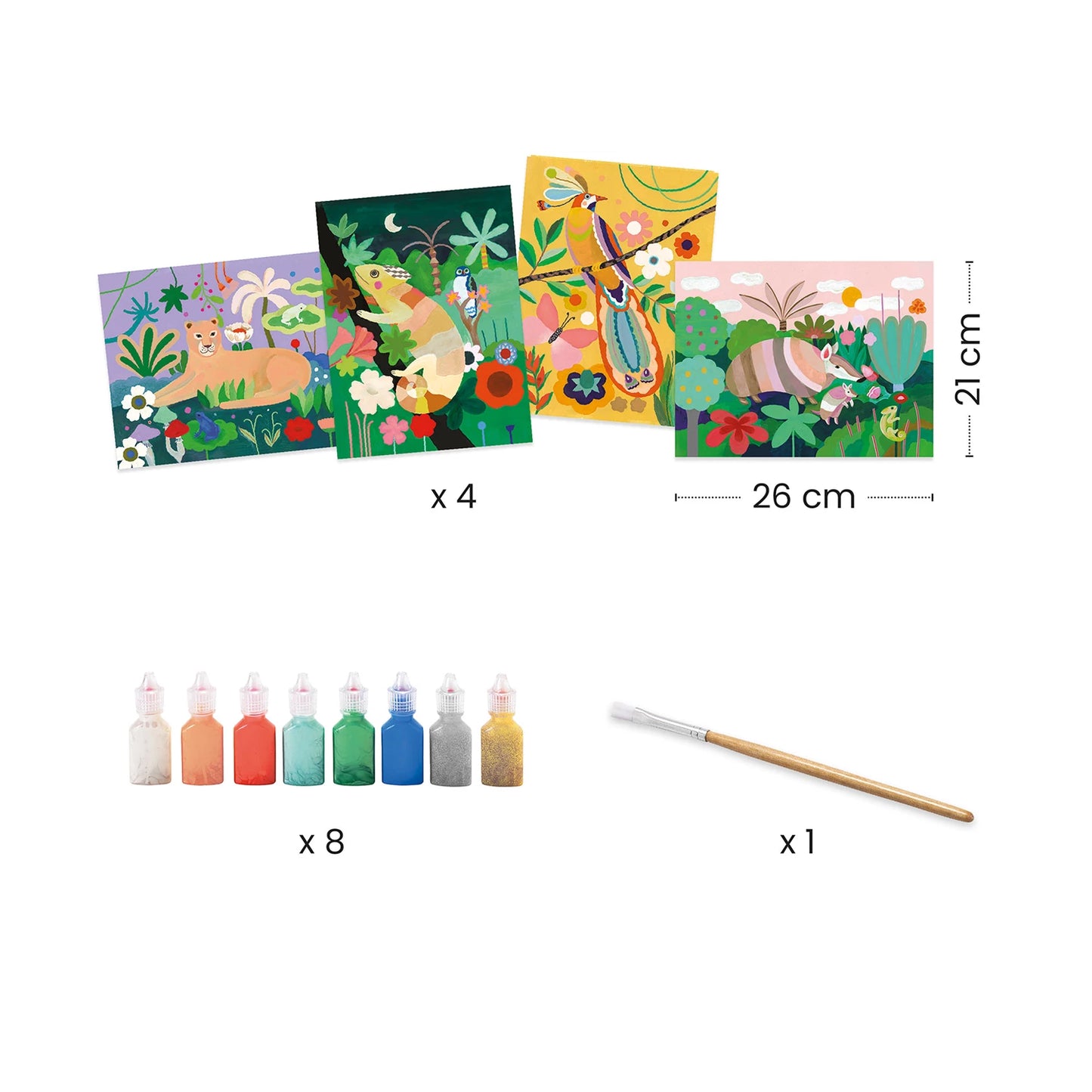 PITTURA 3D DELLA FORESTA PLUVIALE