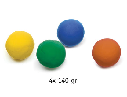 PASTA DA MODELLARE (4 COLORI ASSORTITI) NATURALE