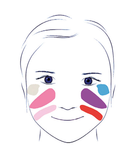 LIDSCHATTENPALETTE 6 FARBEN SWEET